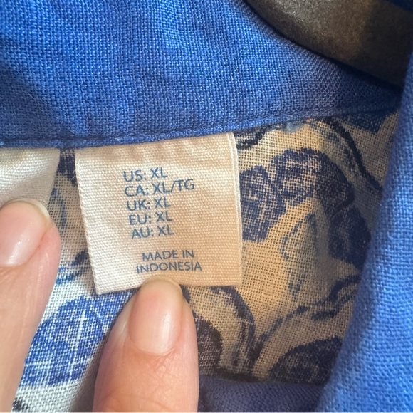 Sigrid Olsen 100% Linen Popover Tunic - Picture 5 of 7